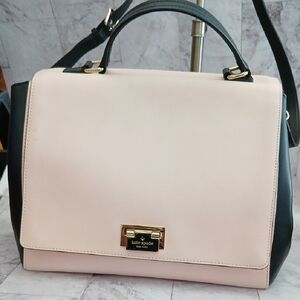 Kate Spade Black and Blush Satchel